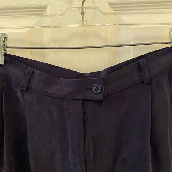 Evan Picone dress navy silk pants size 10 - Picture 2 of 4